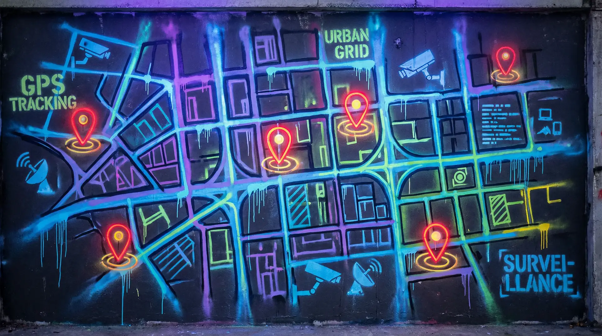 这里只有精品在线视频 狗仔追踪地图 - 城市涂鸦风格